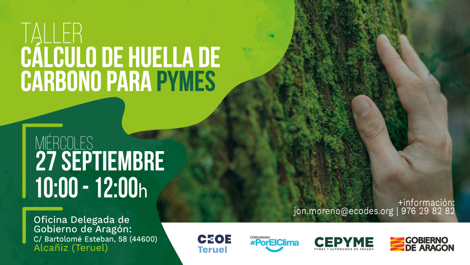 TALLER DE CÁLCULO DE HUELLA DE CARBONO PARA PYMES. ALCAÑIZ