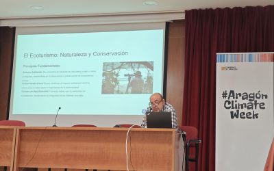 Conferencia Turismo científico y de bajo impacto frente al Cambio Climático en Aragón. J. Escorza