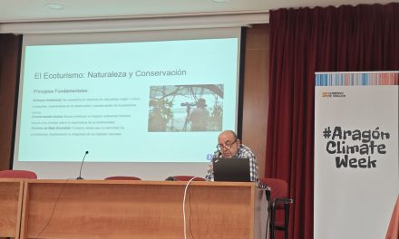 Conferencia Turismo científico y de bajo impacto frente al CC en Aragón. ACW 2025