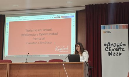 Conferencia Sector Turístico en Teruel frente al cambio climático. M. Sancho