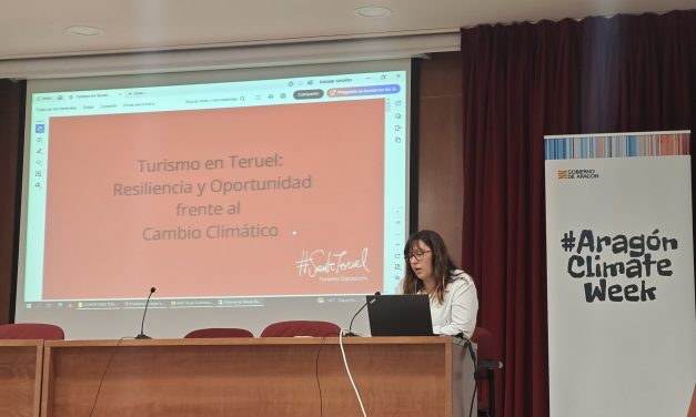 Conferencia Sector Turístico en Teruel frente al cambio climático. M. Sancho