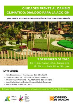 Debate sobre «Ciudades frente al cambio climático: diálogo para la acción»