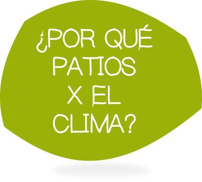 Porque Patios x el Clima