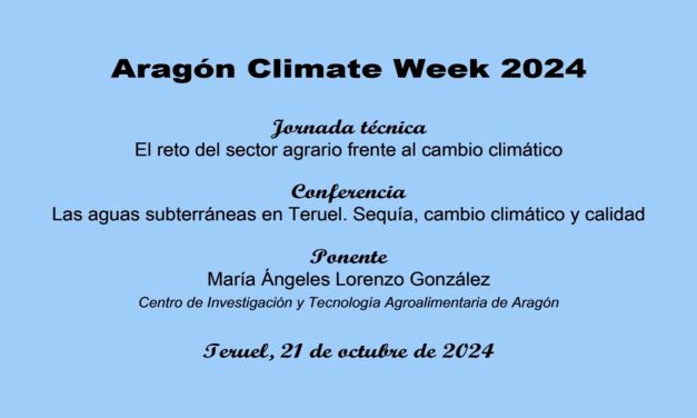 Vídeo Las aguas subterráneas en Teruel. sequía, cambio climático y calidad