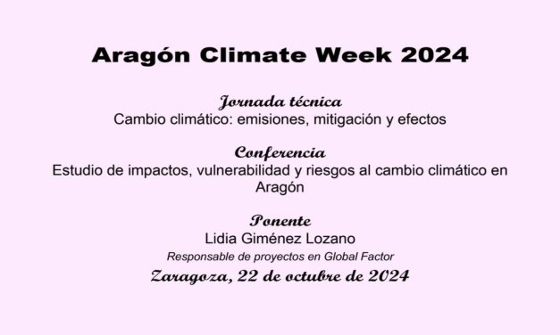 Vídeo Estudio de impactos, vulnerabilidades y riesgos del cambio climático en Aragón