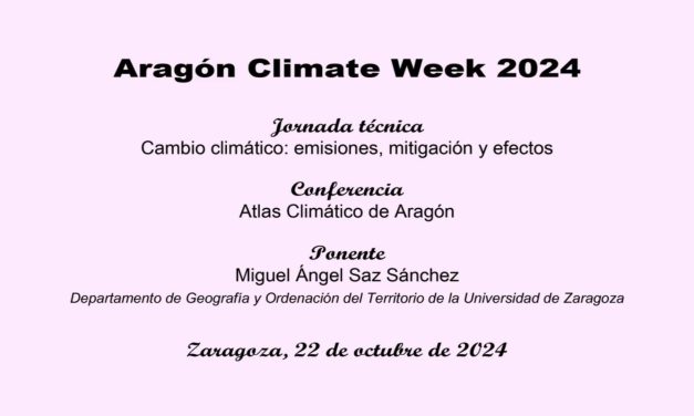 Vídeo Atlas climático de Aragón